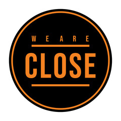 close sign icon vector logo in flat and trendy style