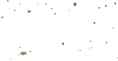 Obraz premium Celestial Christmas Plummet: Dynamic 3D Illustration of Falling Festive Celestial Objects