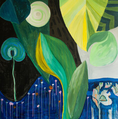 Painting as a Background