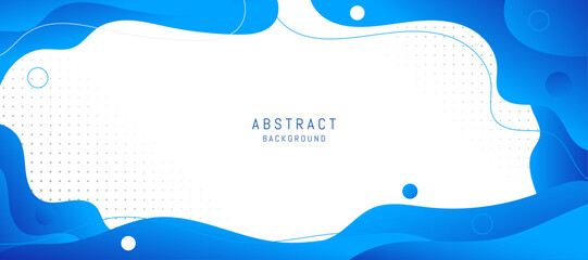 Abstract blue modern background.