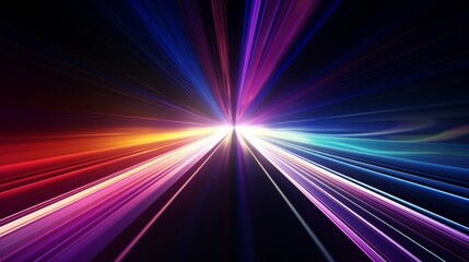 A vibrant and dynamic abstract background with colorful lines