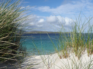 Vatersay, a stunning beach in the Isle of Barra. Outer Hebrides. Scotland