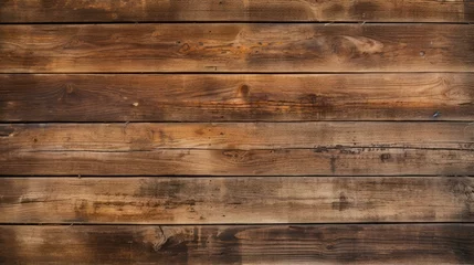Fototapeten Weathered barn wood texture background, exhibiting weathered, aged planks and a nostalgic, rural charm. Ideal for vintage-inspired graphic designs and signage. © Kanisorn