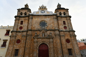 Fototapeta premium San Pedro Claver Sanctuary - Cartagena, Colombia