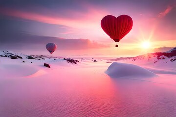 Obraz premium air balloon in the sky