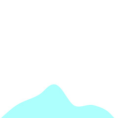 Blue Misty Mountains Sillhouette