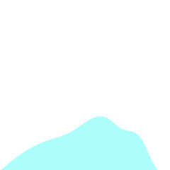 Blue Misty Mountains Sillhouette