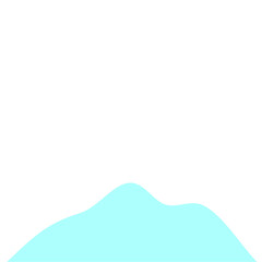 Blue Misty Mountains Sillhouette