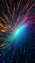 A spiral galaxy filled with stars