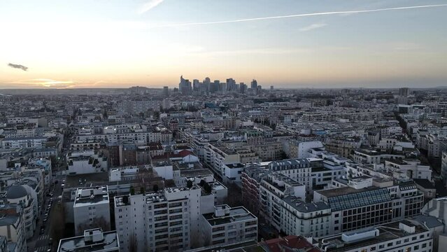 Skyward glance: Paris' residential quarters exude old-world charm.
