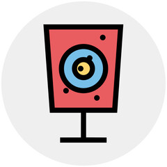 Business target success icon symbol vector image. Illustration of the arrow focus goal strategy design image