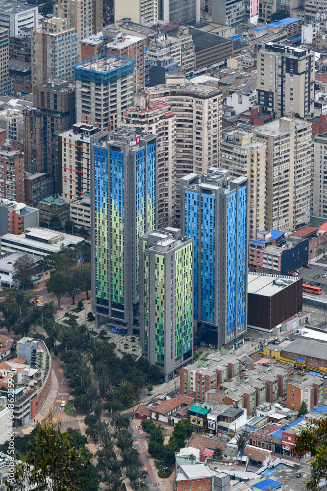 Canvas Prints View - Monserrate, Colombia