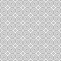 Abstract  background with figures from lines. Black and white texture for web page, textures, card, poster, fabric, textile. Monochrome pattern. Repeating design.