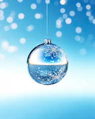 Obraz na płótnie Canvas Skyward Colored Ornament, A Panoramic Christmas Spectacle