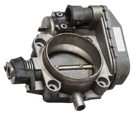Car part engine throttle valve opened by the gas pedal to supply more air to the engine. Spare...