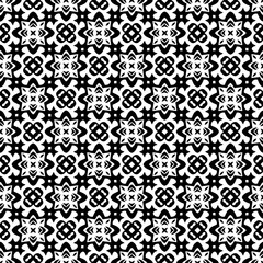 Black and white seamless pattern. Repeat pattern. Abstract background. Monochrome texture. Seamless texture for fashion, textile design,  on wall paper, wrapping paper, fabrics and home decor.