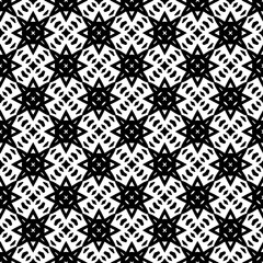 Black and white seamless pattern. Repeat pattern. Abstract background. Monochrome texture. Seamless texture for fashion, textile design,  on wall paper, wrapping paper, fabrics and home decor.