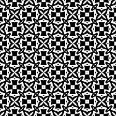 Black and white seamless pattern. Repeat pattern. Abstract background. Monochrome texture. Seamless texture for fashion, textile design,  on wall paper, wrapping paper, fabrics and home decor.