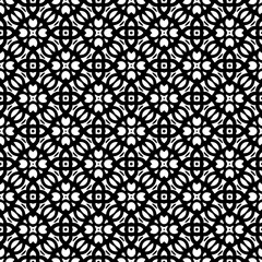 Black and white seamless pattern. Repeat pattern. Abstract background. Monochrome texture. Seamless texture for fashion, textile design,  on wall paper, wrapping paper, fabrics and home decor.