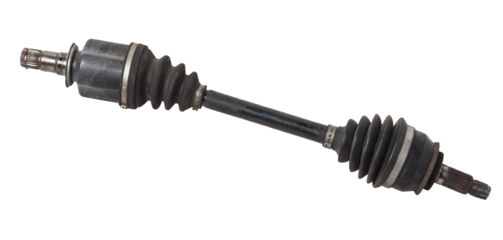 Car spare part - wheel drive cv joint on white isolated background. Catalog of spare parts for car service.