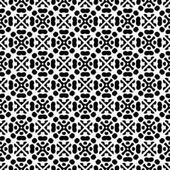 Black and white seamless pattern. Repeat pattern. Abstract background. Monochrome texture. Seamless texture for fashion, textile design,  on wall paper, wrapping paper, fabrics and home decor.