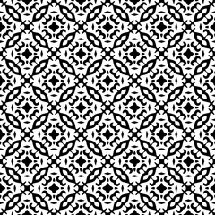 Black and white seamless pattern. Repeat pattern. Abstract background. Monochrome texture. Seamless texture for fashion, textile design,  on wall paper, wrapping paper, fabrics and home decor.