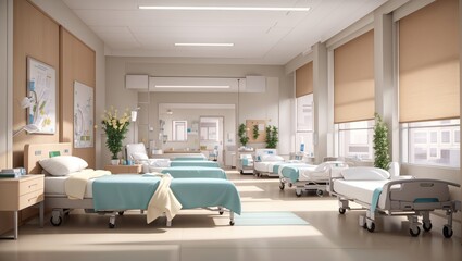 "Tranquil Haven: A Glimpse into Modern Healthcare's Fusion of Comfort and Care"
