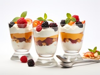 Sweets, pastries, desserts, pies, puddings, cookies, cakes, yogurts