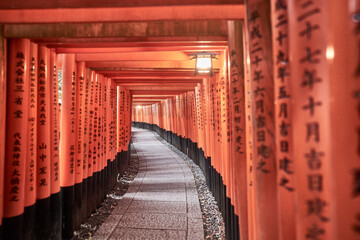 japanese shrine in kyoto country