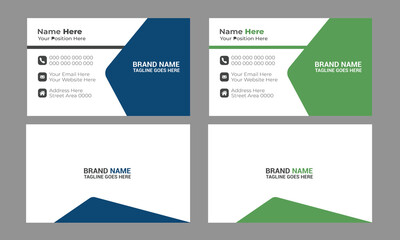 Special minimal modern business card template