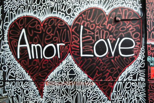 Naklejki love heart art street 