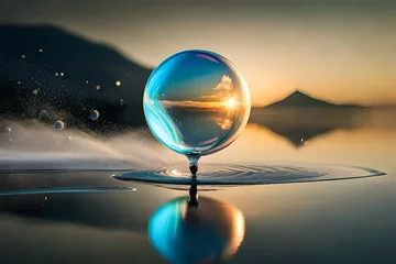 Foto op Canvas crystal ball in water © muhammad