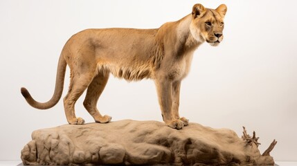 Youthful California Ocean Lion Zalophus californianus representation 3 months ancient against white foundation