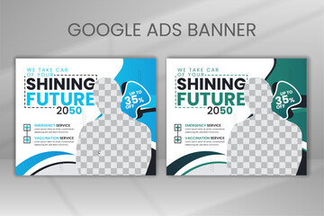 Social Media Google Ads Medical Banner Design