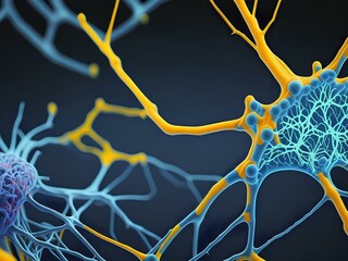3D illustration of Neuron and Neuron