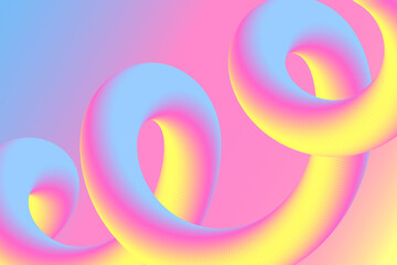 Abstract background. Gradient modern neon vibrant shape.