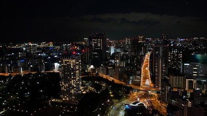 Obraz premium city at night