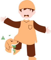 World rabies day Illustration, rabies dog clipart, sick dog, dog bite, rabies virus