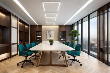 modern living room with furniture