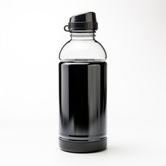 bottle isolated on black