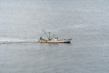 boat on the sea © orinmr