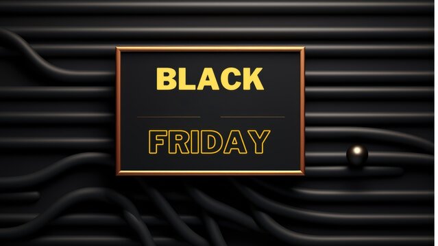 Black Friday sale banner template