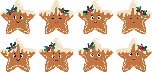 christmas gingerbread cookies, gingerbread cookies, christmas cookies, illustration with christmas cookies