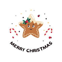 christmas gingerbread cookies, gingerbread cookies, christmas cookies, illustration with christmas cookies