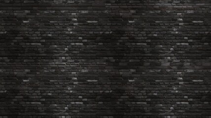 a black brick wall texture. The vintage wallpaper adds a touch of nostalgia, making it suitable for both traditional and modern interior design. SEAMLESS PATTERN. SEAMLESS WALLPAPER. - obrazy, fototapety, plakaty
