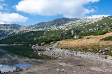 Fototapeta na wymiar Landscape of The Stinky Lake, Rila mountain, Bulgaria