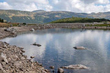 Landscape of The Stinky Lake, Rila mountain, Bulgaria