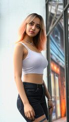 Obraz premium woman in a gym