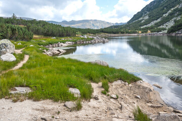 Landscape of The Stinky Lake, Rila mountain, Bulgaria