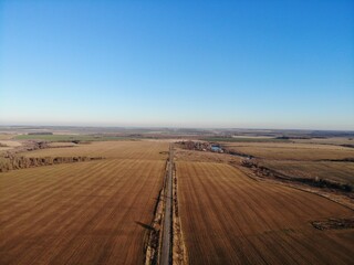 created by dji camera landscape shot from a height of 150 meters - obrazy, fototapety, plakaty